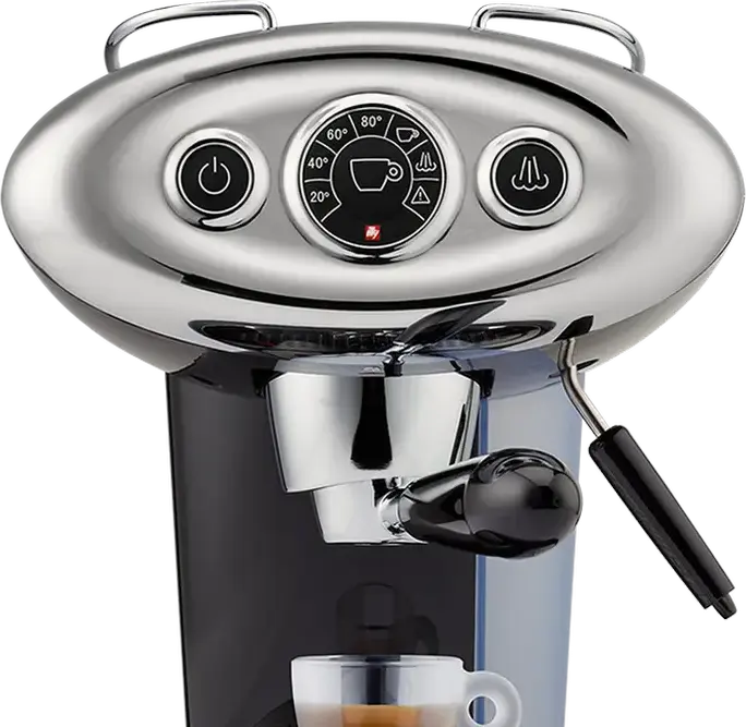 Кофемашина illy X7.1 iperEspresso, Черный, 1200 Вт, Помпа 15 бар, Термоблок из нержавеющей стали, Резервуар 1200 мл, Капучинатор Pannarello, Сделано в Италии