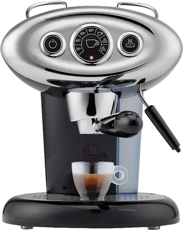 Кофемашина illy X7.1 iperEspresso, Черный, 1200 Вт, Помпа 15 бар, Термоблок из нержавеющей стали, Резервуар 1200 мл, Капучинатор Pannarello, Сделано в Италии