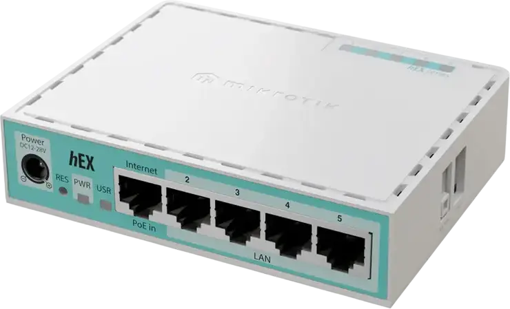 Router MikroTik hEX refresh, Alb