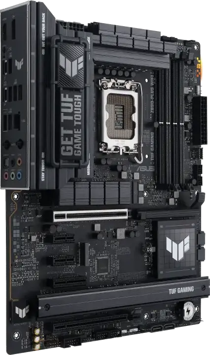 Placa de baza ASUS TUF GAMING Z890-PLUS WIFI LGA1851 Intel Z890 ATX DDR5 9066+ MT/s PCIe 5.0 Wi-Fi 7 Bluetooth 5.4 Thunderbolt 4 Intel Core Ultra Series 2