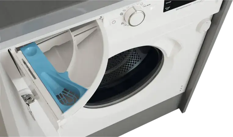 Встраиваемая стирально-сушильная машина Whirlpool BI WDWG 751482 EU N, 7кг стирка/5кг сушка, 1400 об/мин, инверторный двигатель, 6th Sense, белая