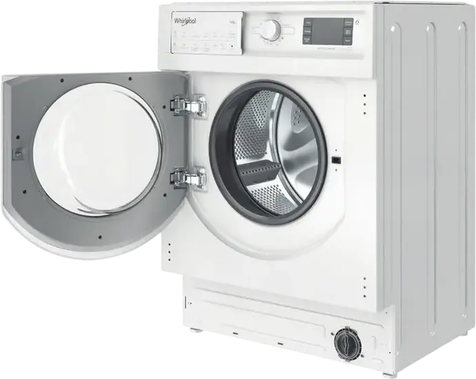 Встраиваемая стирально-сушильная машина Whirlpool BI WDWG 751482 EU N, 7кг стирка/5кг сушка, 1400 об/мин, инверторный двигатель, 6th Sense, белая