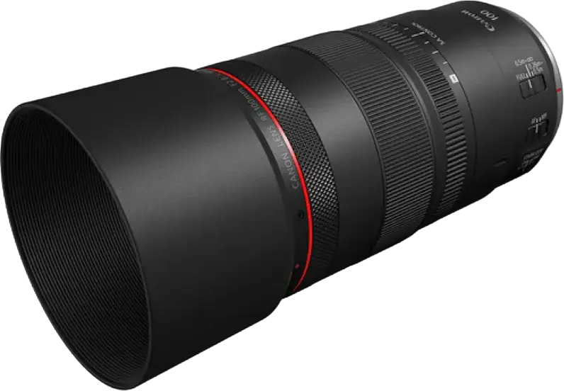 Obiectiv Canon RF 100mm f/2.8L Macro IS USM Telefoto Prime pentru Full Frame, Marire 1.4x, Autofocus Dual Nano USM, Stabilizare Imagine, Control SA, Etansare