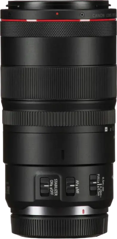 Obiectiv Canon RF 100mm f/2.8L Macro IS USM Telefoto Prime pentru Full Frame, Marire 1.4x, Autofocus Dual Nano USM, Stabilizare Imagine, Control SA, Etansare