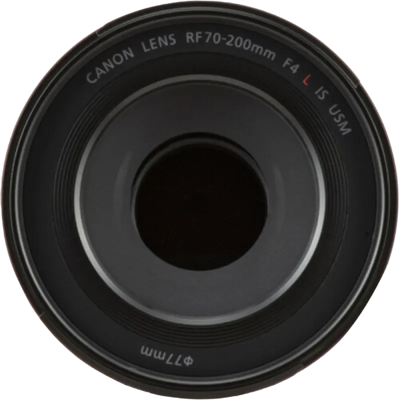 Obiectiv Telezoom Canon RF 70-200mm f/4 L IS USM pentru Full Frame, Dual Nano USM, Stabilizare Imagine 5 Trepte, Rezistenta la Intemperii, Filtru 77mm