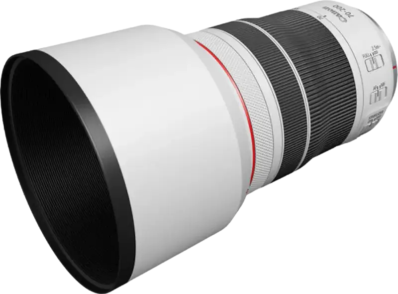 Obiectiv Telezoom Canon RF 70-200mm f/4 L IS USM pentru Full Frame, Dual Nano USM, Stabilizare Imagine 5 Trepte, Rezistenta la Intemperii, Filtru 77mm