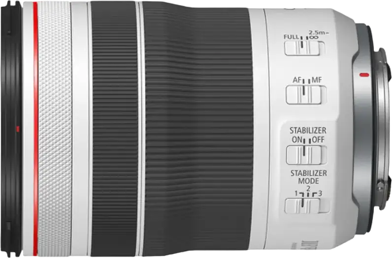Obiectiv Telezoom Canon RF 70-200mm f/4 L IS USM pentru Full Frame, Dual Nano USM, Stabilizare Imagine 5 Trepte, Rezistenta la Intemperii, Filtru 77mm
