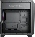 Gamemax Nova N5 Midi-Tower Gaming Case, Tempered Glass Side Panel, Mesh Front, ATX/M-ATX/ITX Support, ARGB Strip, 120mm FRGB Fan, Black