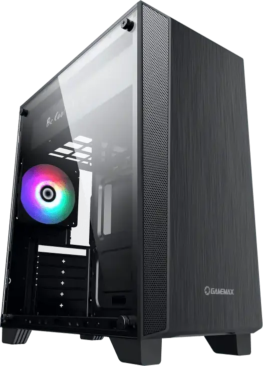 Carcasă PC Gamemax Nova N5, Midi-Tower, Fără PSU, Negru