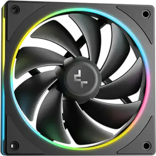 Cooler CPU Lichid AIO Deepcool LE240 PRO, Negru, Radiator Aluminiu 240mm, Dual Ventilatoare PWM FL12 SE, Iluminare ARGB, Tehnologie Anti-Scurgere, Intel LGA1851/1700/1200/115X, AMD AM5/AM4