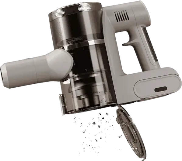 Mova S1 Cordless Stick Vacuum Cleaner, 350W Motor, 130 AW Suction, 60 Min Runtime, 5-Layer Filtration, LED Display, V-Shaped LED Brush, Grey