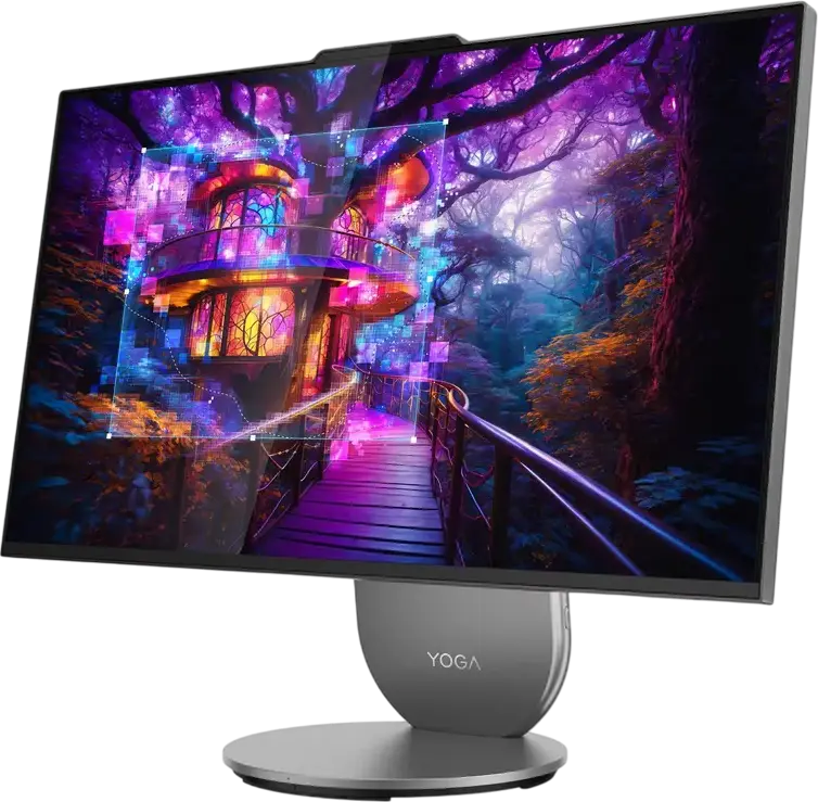 Моноблок Lenovo Yoga AIO 27IAH10, Intel Core Ultra 5 125H, 16ГБ LPDDR5x, 1ТБ SSD, 27" WQHD IPS, NVIDIA GeForce RTX 4050 6GB, Windows 11 Pro