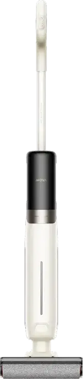 Mova K30 Mix 5-in-1 Wet and Dry Vacuum Cleaner, 18000 Pa Suction, 180 Degree Flat Design, Intelligent Dirt Detection, Hot Air Brush Drying, White/Black