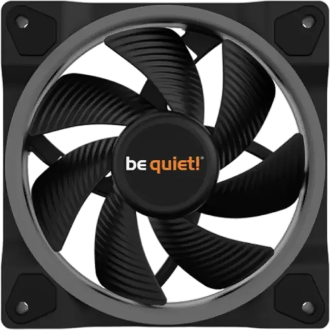 Ventilator be quiet! Light Wings 120mm PWM BL072, Iluminare ARGB LED, Viteza 1700 RPM, Rulment Rifle, Conector 4-pin PWM, Negru