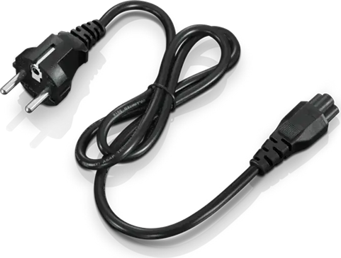 Lenovo 65W AC Adapter Power Supply with Round Tip Connector, 100-240V Universal Input, Black Plastic Housing, Includes Power Cable