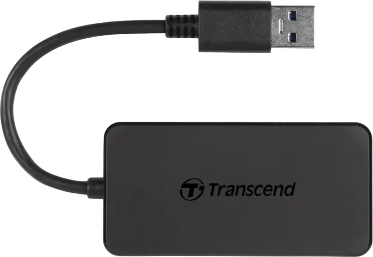 Adaptor Hub Transcend HUB2, Negru