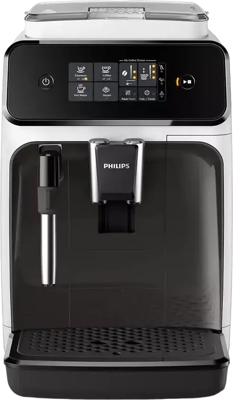 aparat de cafea espresso automat Philips Seria 1200 EP1223/00, rasnita cu discuri ceramice 12 trepte, presiune 15 bar, filtru AquaClean, duza abur