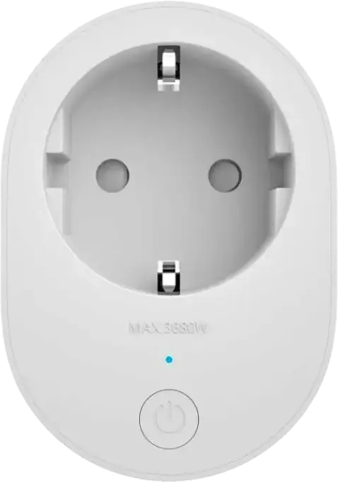 Xiaomi Smart Plug 2 ZNCZ302KK Wi-Fi Smart Socket EU Plug 3680W Max Load Bluetooth 5.0 Alexa Google Home Remote Control Timer Fire-retardant White