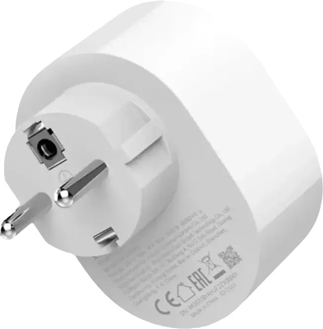 Xiaomi Smart Plug 2 ZNCZ302KK Wi-Fi Smart Socket EU Plug 3680W Max Load Bluetooth 5.0 Alexa Google Home Remote Control Timer Fire-retardant White