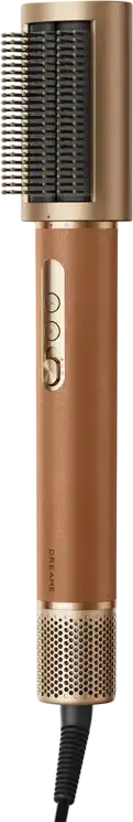 Styling Hair Dryer Dreame Airstyle Pro, 1300W, Motor 110,000 RPM, Ionizare, 7 Accesorii, Jet de Aer Rece, Amber Gold