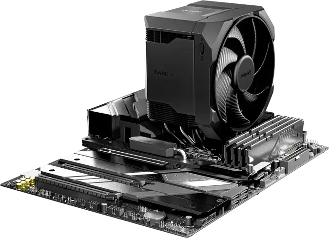 Cooler CPU be quiet! Dark Rock 6, TDP 220W, 6 heatpipe-uri de cupru, ventilator Silent Wings 135mm PWM, compatibilitate socket LGA 1851/1700/1200/115x si AM5/AM4