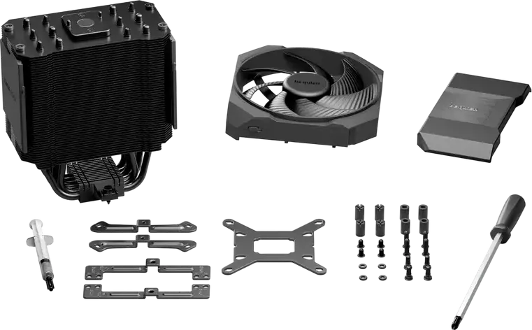 Cooler CPU be quiet! Dark Rock 6, TDP 220W, 6 heatpipe-uri de cupru, ventilator Silent Wings 135mm PWM, compatibilitate socket LGA 1851/1700/1200/115x si AM5/AM4