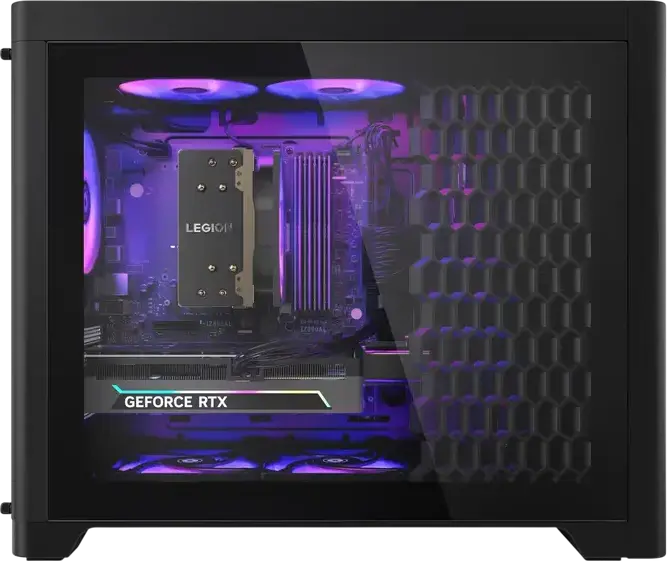 Lenovo Legion T5 30IAS10 Gaming Tower, Intel Core Ultra 9 285, 32GB DDR5, 1TB SSD M.2 PCIe Gen4, NVIDIA GeForce RTX 5070 Ti 16GB GDDR7, Wi-Fi 7, Negru