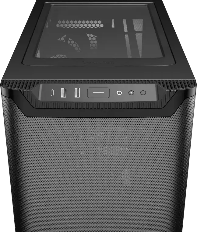 be quiet! Pure Base 501 Airflow Midi-Tower Case, Black, ATX/M-ATX/Mini-ITX, Mesh Front, 2x 140mm PWM Fans, 360mm Radiator Support, Vertical GPU Slots