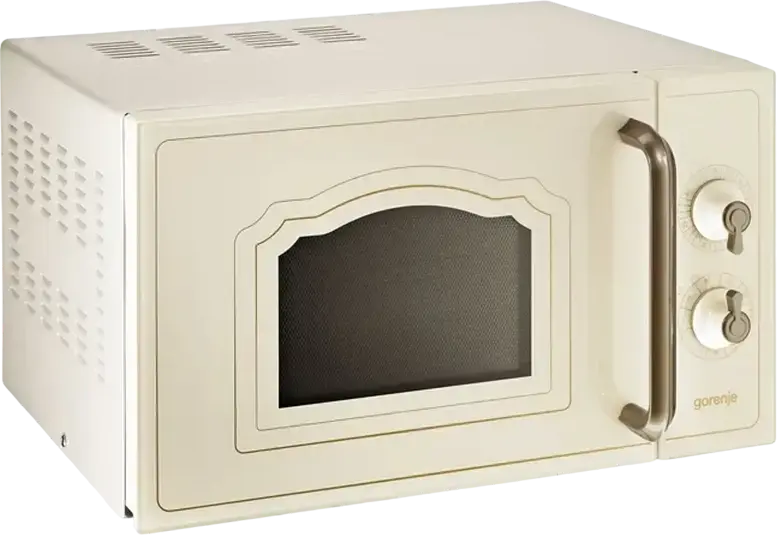 Cuptor cu microunde Gorenje MO4250CLI cu Grill Quartz, Liber de Instalare, Capacitate 20L, Putere 700W/800W, Control Mecanic, Bej