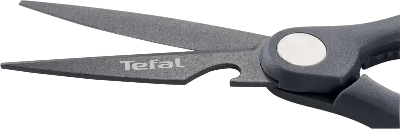 Tefal K1224105 Fresh Kitchen 3-in-1 Kitchen Scissors, Titanium Reinforced Non-Stick Stainless Steel Blades with Bottle Opener and Nut Cracker, 210mm