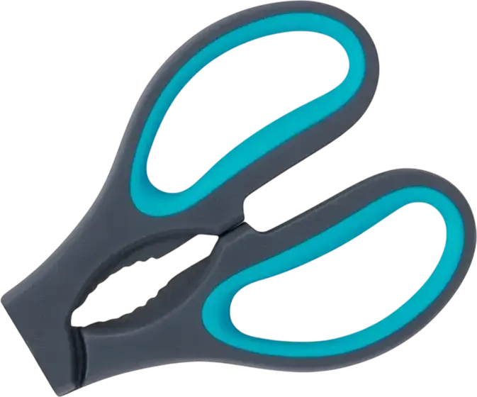 Tefal K1224105 Fresh Kitchen 3-in-1 Kitchen Scissors, Titanium Reinforced Non-Stick Stainless Steel Blades with Bottle Opener and Nut Cracker, 210mm