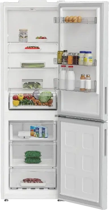 Frigider Combinat Indesit INKH 1361 W4E, Congelator Jos, Volum Net 325L, Clasa Energetica E, Alb, 186.5x59.5x66.3 cm, Free-standing