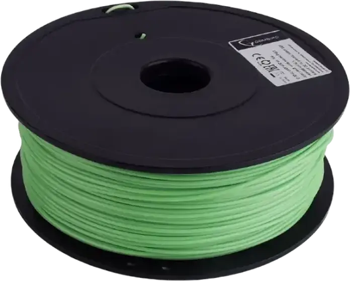 Gembird FF-3DP-ABS1.75-02-G ABS 3D Printer Filament, 1.75mm Diameter, Green, High Impact Strength and Heat Resistance, 0.6kg Spool