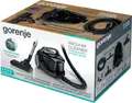 Gorenje VCEA03GALBKCY G-FORCE AIR LITE Bagless Cylinder Vacuum Cleaner, 700W, 180W Suction, 3.3L Container, Double HEPA Filter, Black