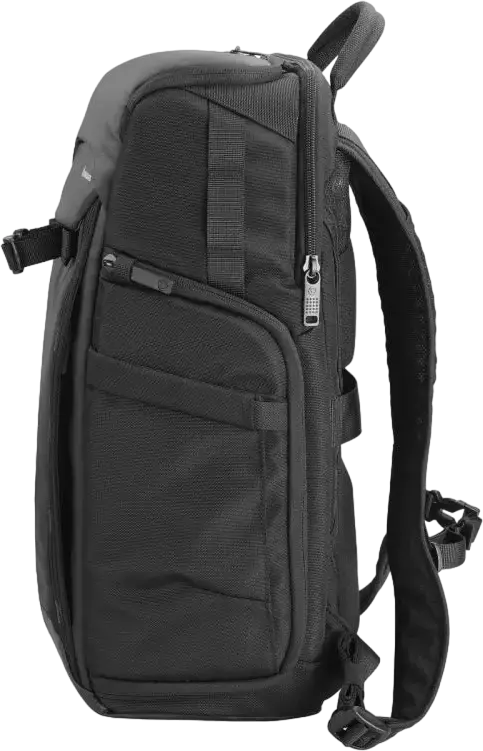 Vanguard VEO Adaptor S46 Camera Backpack, Black, 18L Waterproof Bag for DSLR/Mirrorless, 15-inch Laptop Compartment, Side & Rear Access, Tripod Carry System