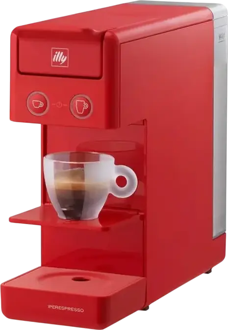 Cafetiera cu capsule illy Y3.3, 1250W, Roșu