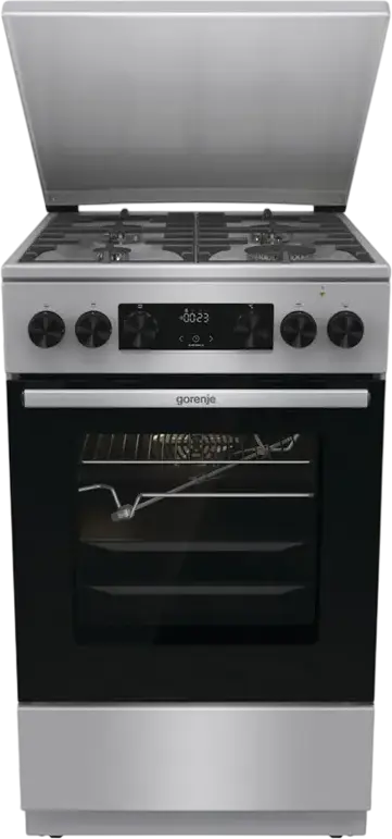 Aragaz Mixt Gorenje GKS5C71XF, Oțel inoxidabil