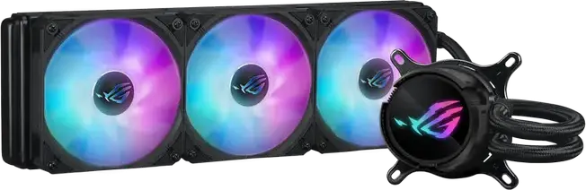 Răcitor CPU AIO ASUS ROG Strix LC III 360 ARGB, Radiator Aluminiu 360mm, Pompa Asetek Gen7 V2, 3 Ventilatoare 120mm AF-12S ARGB, Intel LGA 1851/1700/1200/115X, AMD AM5/AM4
