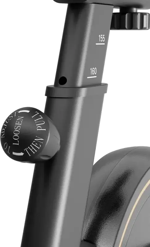 Bicicleta de Spinning Kingsmith PB-08S cu Rezistenta Magnetica, Volant 8kg, 40 Nivele de Intensitate, Ecran LED, Alimentare Auto-generatoare, Neagra