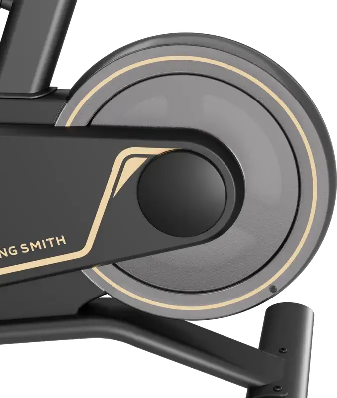 Bicicleta de Spinning Kingsmith PB-08S cu Rezistenta Magnetica, Volant 8kg, 40 Nivele de Intensitate, Ecran LED, Alimentare Auto-generatoare, Neagra