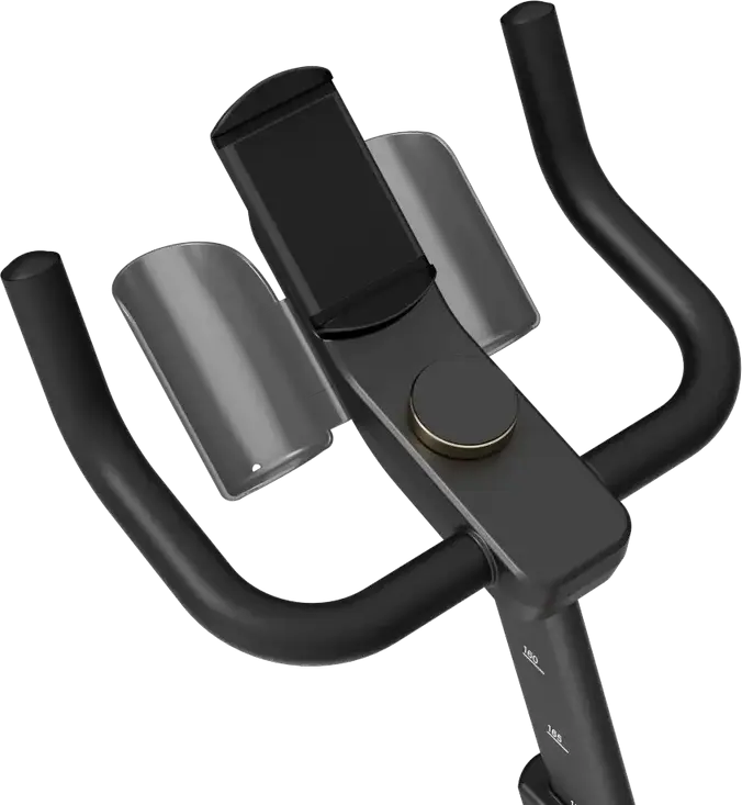 Bicicleta de Spinning Kingsmith PB-08S cu Rezistenta Magnetica, Volant 8kg, 40 Nivele de Intensitate, Ecran LED, Alimentare Auto-generatoare, Neagra