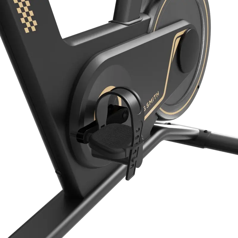 Bicicleta de Spinning Kingsmith PB-08S cu Rezistenta Magnetica, Volant 8kg, 40 Nivele de Intensitate, Ecran LED, Alimentare Auto-generatoare, Neagra