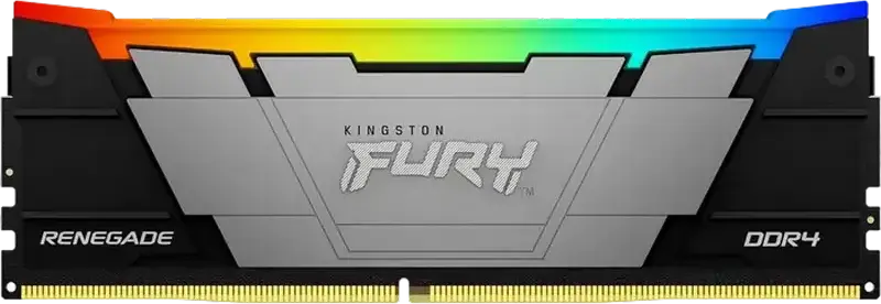 Kingston FURY Renegade DDR4 3600 MHz 8 GB RAM Memory UDIMM RGB Intel XMP 3.0 Certified High Performance SDRAM with Aluminium Heat Spreader