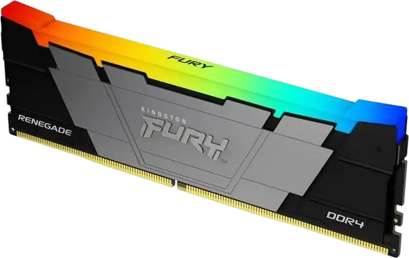 Kingston FURY Renegade DDR4 3600 MHz 8 GB RAM Memory UDIMM RGB Intel XMP 3.0 Certified High Performance SDRAM with Aluminium Heat Spreader
