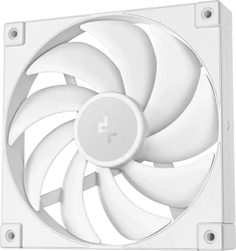Ventilator Geantasa Deepcool FD14, 140mm PWM cu Rulment Hidraulic, Alb, Viteza 400-1650 RPM, Flux Aer Max 84.81 CFM, Zgomot Redus <=25.6 dB(A), R-FD14-WHNPN1-G