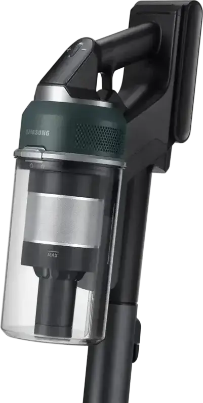 Aspirator fara fir Samsung VS70H25WFT Jet 85S Complete, Putere Suctie 250W, Motor HexaJet, Filtrare HEPA, Gri deschis, Autonomie 60 min