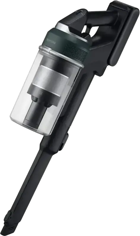 Aspirator fara fir Samsung VS70H25WFT Jet 85S Complete, Putere Suctie 250W, Motor HexaJet, Filtrare HEPA, Gri deschis, Autonomie 60 min