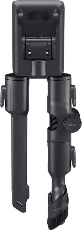 Aspirator fara fir Samsung VS70H25WFT Jet 85S Complete, Putere Suctie 250W, Motor HexaJet, Filtrare HEPA, Gri deschis, Autonomie 60 min