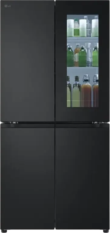 Frigider LG GMV860EPDE, InstaView Door-in-Door™, Negru