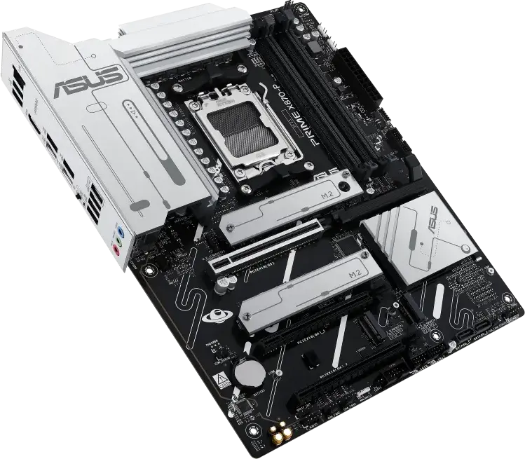 Placa de baza ASUS PRIME X870-P AM5 ATX Chipset AMD X870 pentru Ryzen 9000/8000/7000, DDR5 8000+ MT/s, PCIe 5.0 x16, USB4 Type-C, Ethernet 2.5Gb